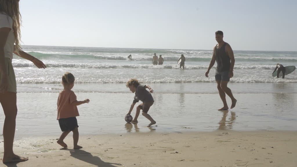 Family at La Jolla Shores